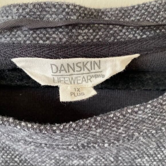 Danskin Dark Grey Double Side Zipper Pullover - Picture 2 of 8